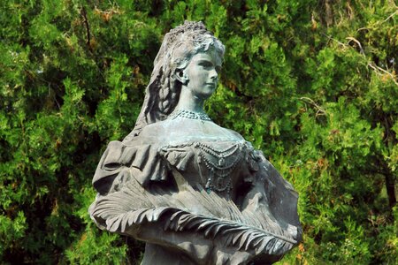 Esztergom the statue of woman