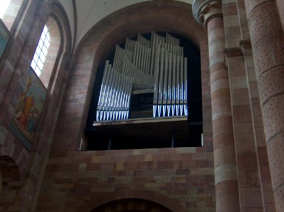 Orgelpfeifen im Dom zu Speyer 08 04 2012 photo