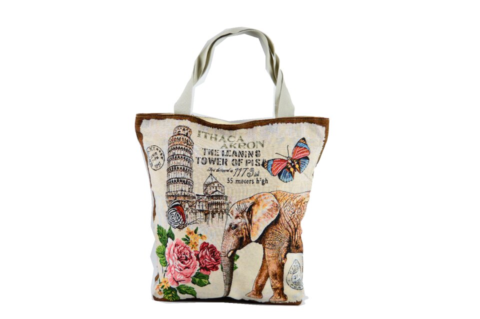 Bag bag elephant cloth bag