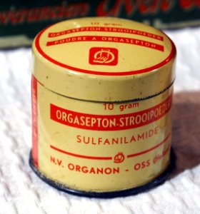 Orgasepton - strooipoeder, NV Organon blikje pic4