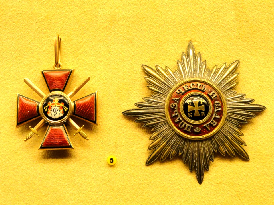 Order of St. Vladimir, 2nd class, Russia, 1885, General Georg Edvard Ramsay - National Museum of Finland - DSC04036