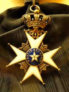 Order of the Polar Star, Sweden, Ambassador Georg Achates Gripenberg - National Museum of Finland - DSC04026