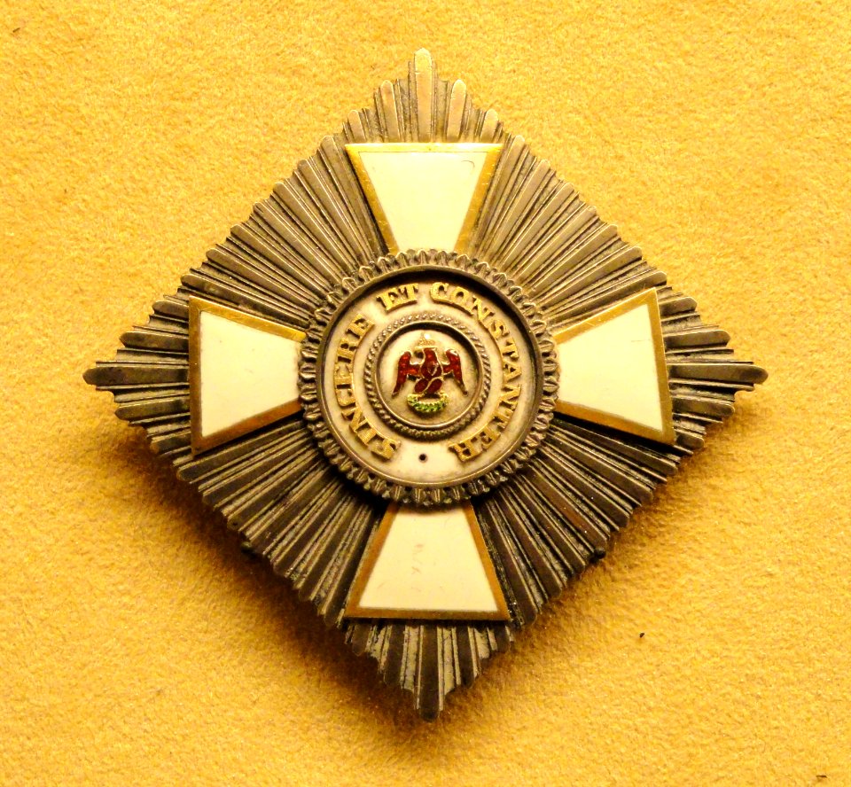 Order of the Red Eagle, Prussia, General Johan Reinhold Munck, 1842 - National Museum of Finland - DSC03997