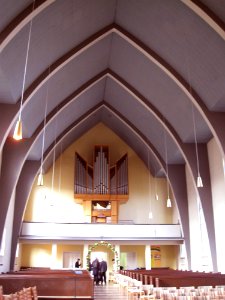Orgelempore der Martin-Luther-Kirche (Berlin-Lichterfelde) photo