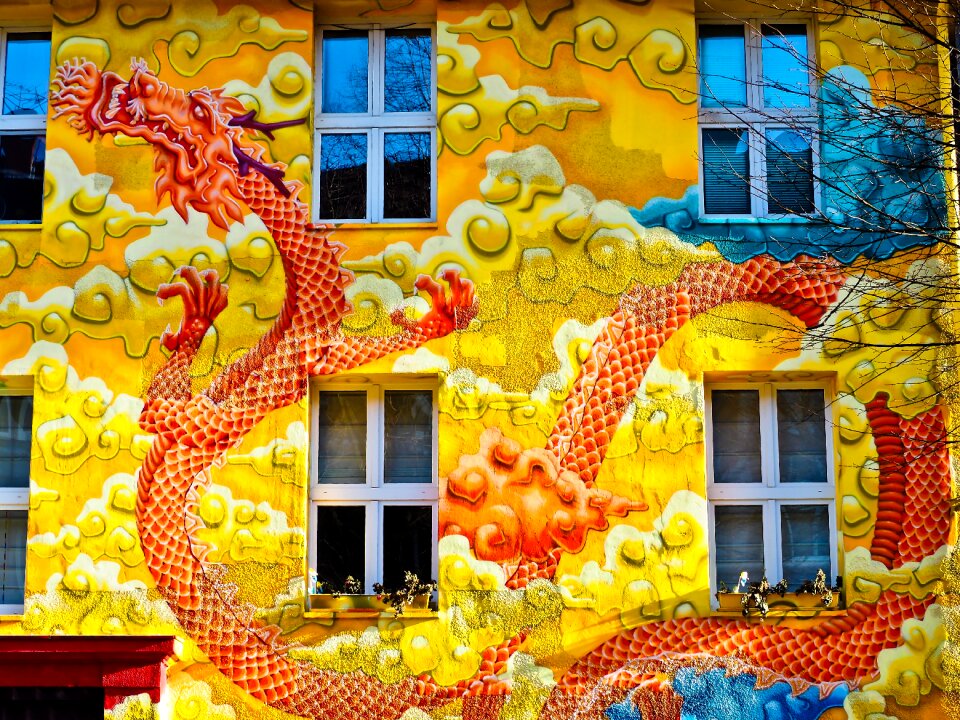 Art frescos ornament