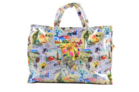 Bag bag laminated bag colorful