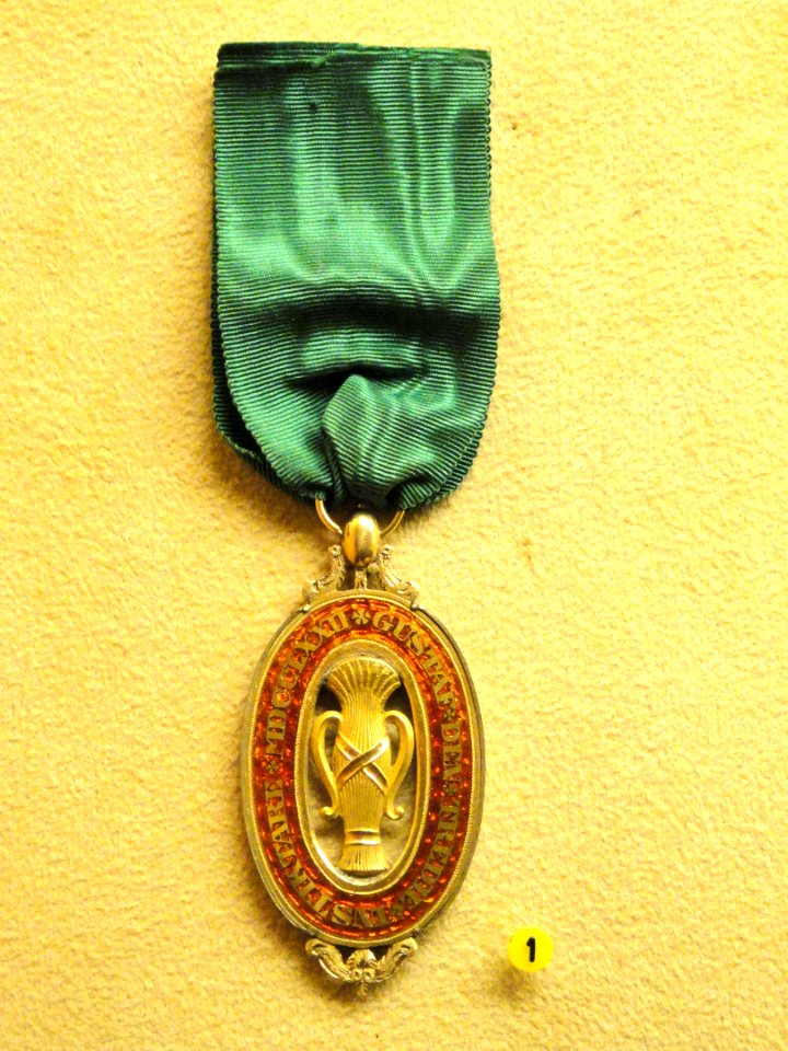 Order of Vasa, Sweden, knight's badge, pre-1860 - National Museum of Finland - DDSC04155
