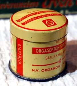 Orgasepton - strooipoeder, NV Organon blikje pic3