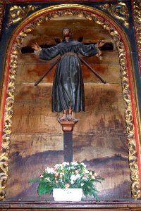Orense - Catedral, altar de San Francisco Blanco, mártir
