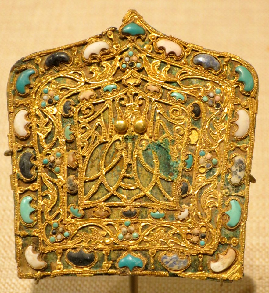 Ornamental plaque, Eastern Jin dynasty, Metropolitan Museum of Art