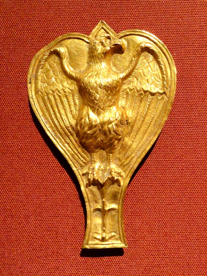 Ornament with Eagle, 100-200 AD, Roman, gold - Cleveland Museum of Art - DSC08277