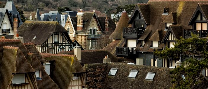 Tiled roofs roofing timbered house
