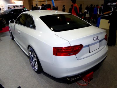 OSAKA AUTO MESSE 2015 (336) - Audi S5 with SEV automobile parts