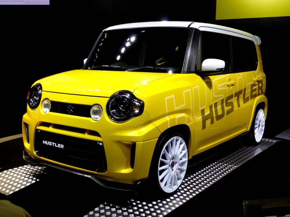 Osaka Auto Messe 2014 (12) Suzuki HUSTLER CUSTOMIZE
