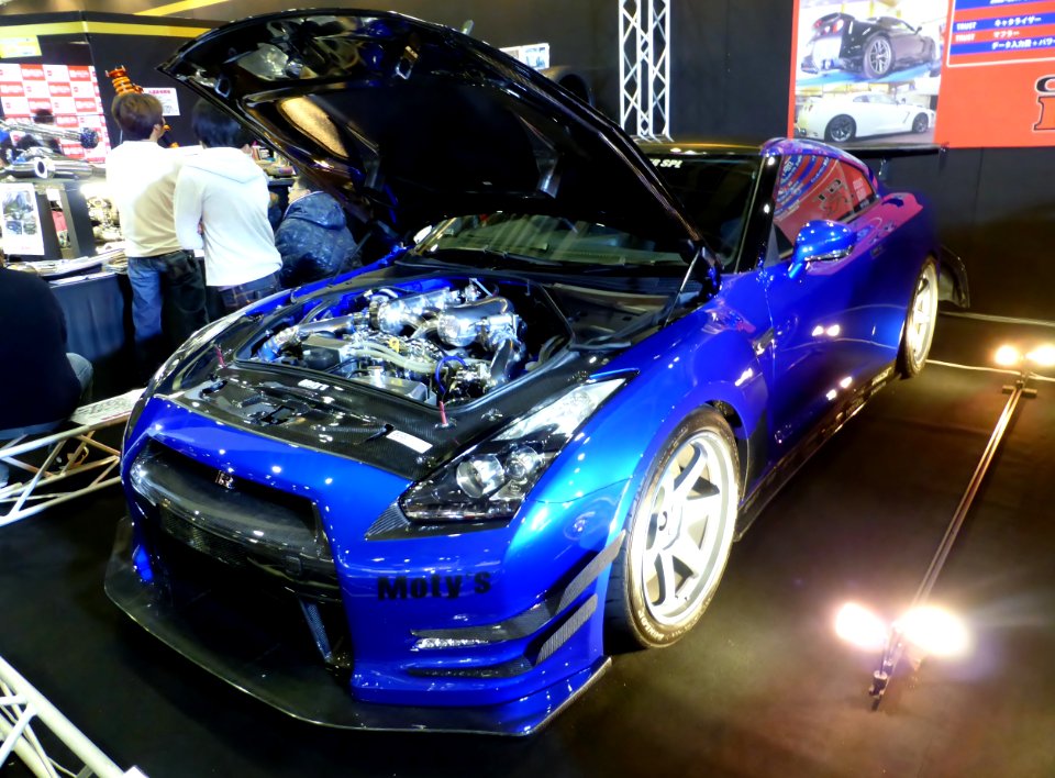 Osaka Auto Messe 2014 (134) PHOENIX POWER - Nissan GT-R (DBA-R35)