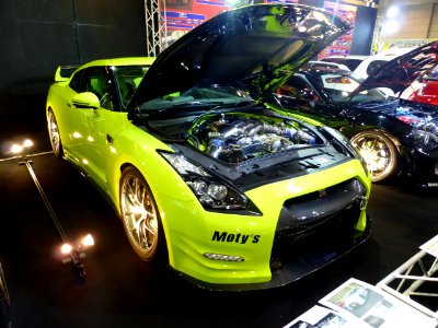 Osaka Auto Messe 2014 (136) PHOENIX POWER - Nissan GT-R (CBA-R35)