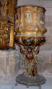 Orense - Catedral, púlpito