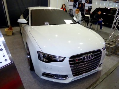 OSAKA AUTO MESSE 2015 (335) - Audi S5 with SEV automobile parts