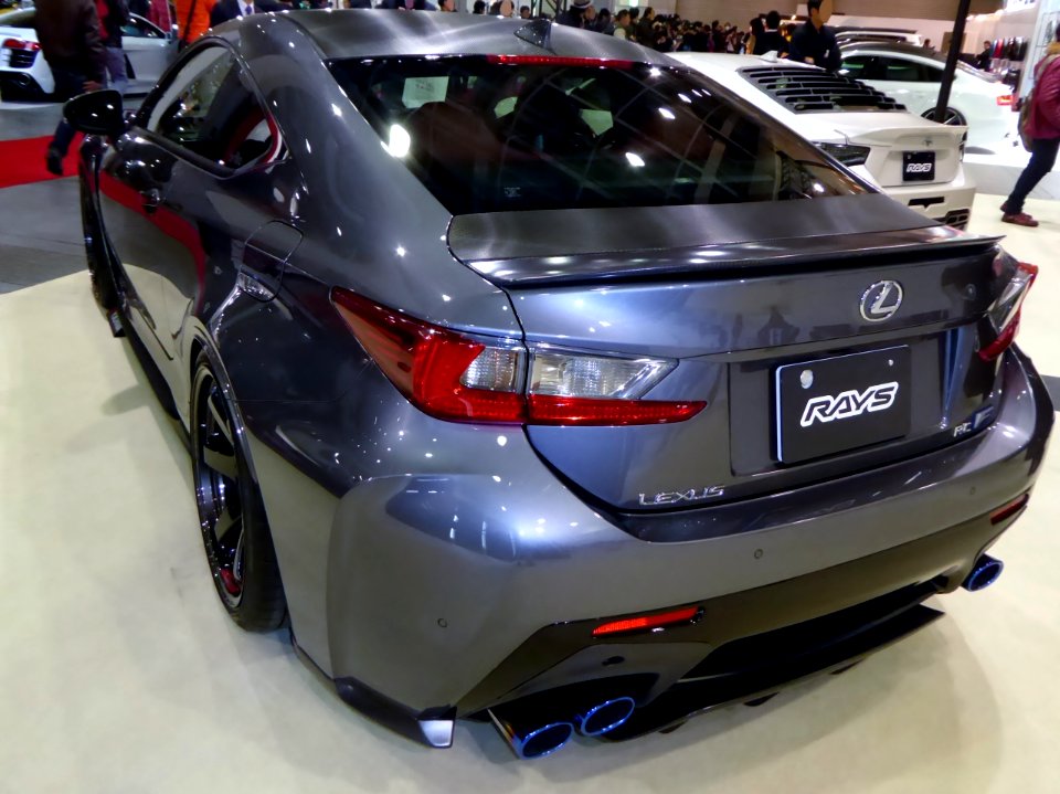 OSAKA AUTO MESSE 2015 (312) - Lexus RC F (C10) with RAYS wheel