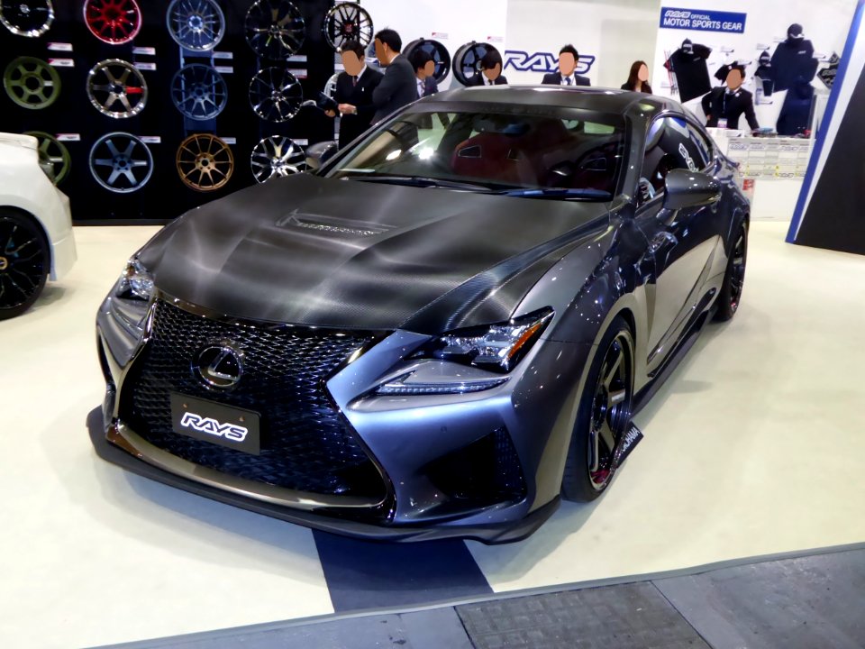OSAKA AUTO MESSE 2015 (311) - Lexus RC F (C10) with RAYS wheel