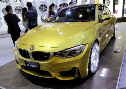 OSAKA AUTO MESSE 2015 (315) - BMW M4 Coupé (F82) with WORK wheel