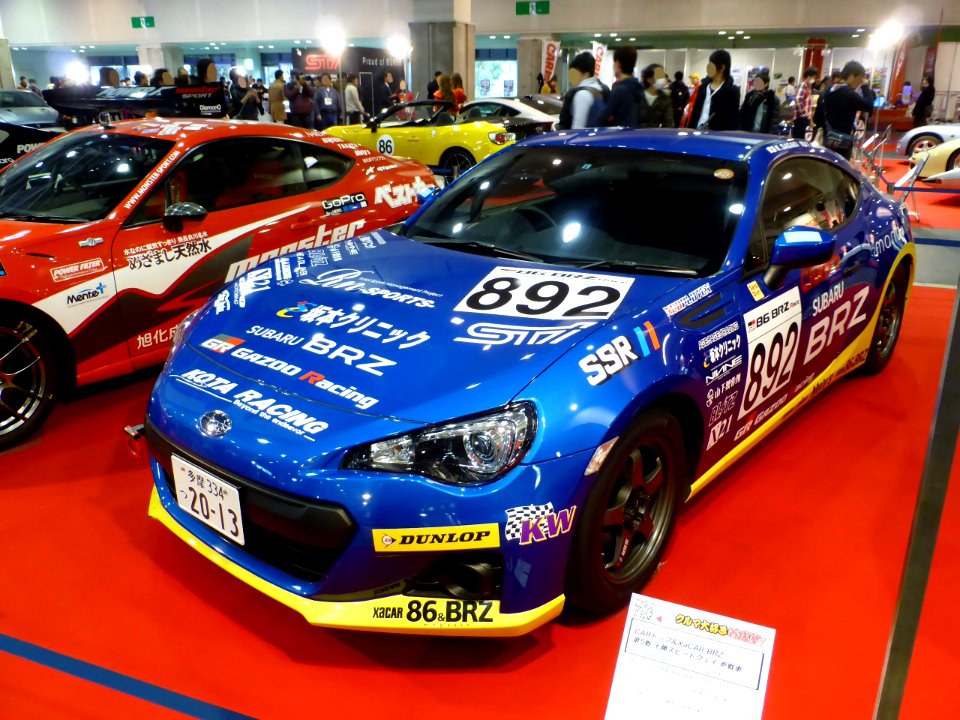Osaka Auto Messe 2014 (84) CARTOP＆XaCAR BRZ,which competed in Rd.5 Tokachi Speedway