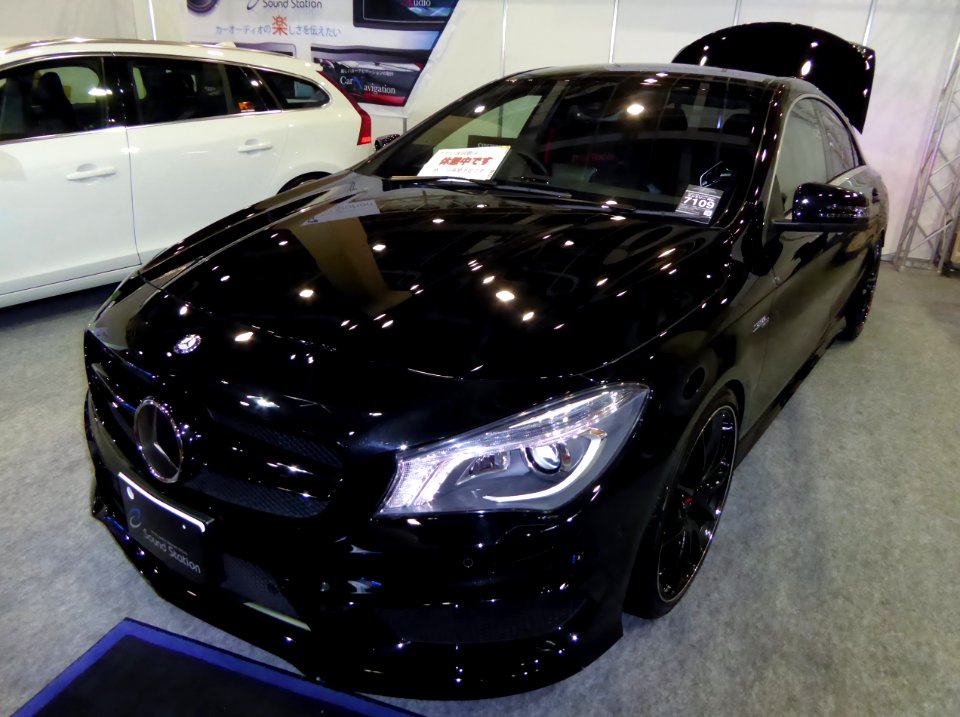 OSAKA AUTO MESSE 2015 (330) - Mercedes-Benz CLA250 (C117) with Sound Station audio