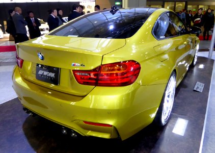 OSAKA AUTO MESSE 2015 (316) - BMW M4 Coupé (F82) with WORK wheel