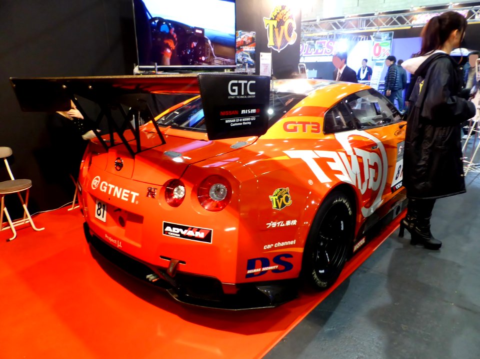 Osaka Auto Messe 2014 (90) GTNET ADVAN NISSAN GT-R