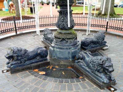 Ornamental Fountain - Court Square, Springfield, MA - DSC03237