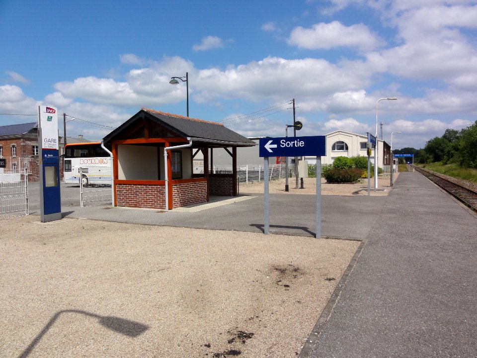 Origny-en-Thiérache (Aisne) la gare