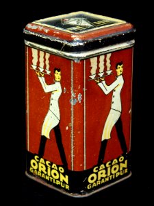 Orion cacao blik, foto2