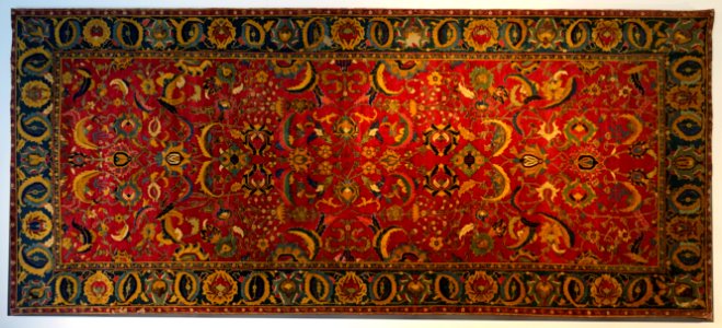 Oriental carpet, Convento do Lourical, 17th century - Museu Nacional de Machado de Castro - Coimbra, Portugal - DSC00231