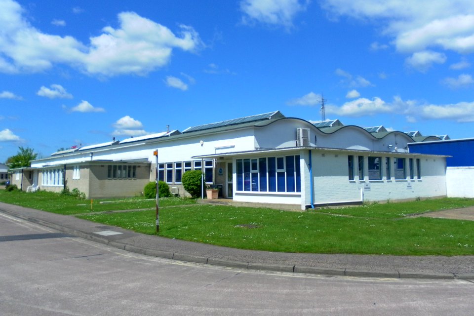 Original Factories on Crompton Way, Manor Royal