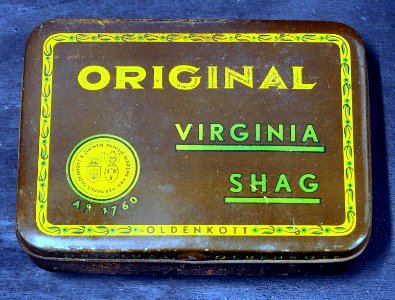 Original Virginia Shag, Oldenkott, tin pic2