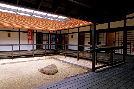 Original Morikami Museum building - Morikami Museum and Japanese Gardens - Palm Beach County, Florida - DSC03566