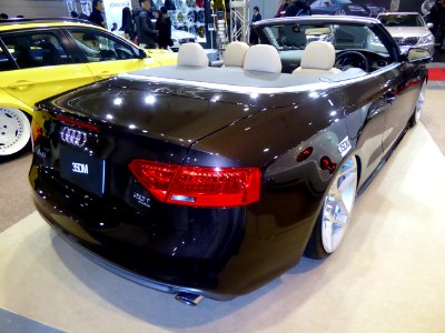 OSAKA AUTO MESSE 2015 (253) - Audi A5 Cabriolet 2.0TFSI quattro with 3SDM wheel