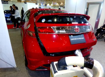 OSAKA AUTO MESSE 2015 (334) - Honda CIVIC TYPE R EURO (FN2) with DIATONE speaker