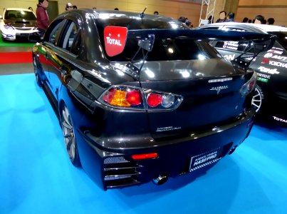 OSAKA AUTO MESSE 2015 (353) - Mitsubishi LANCER EVOLUTION X with HASEPRO MAGICAL CARBON