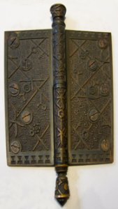 Original door hinge from Bishop Museum, c. 1892