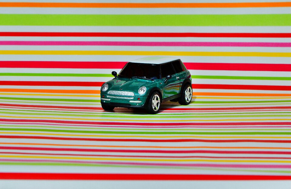 Vehicle mini green photo