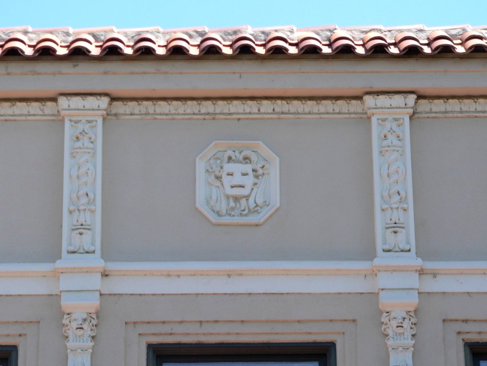 Oroville State Theatre Myers Street side detail 3