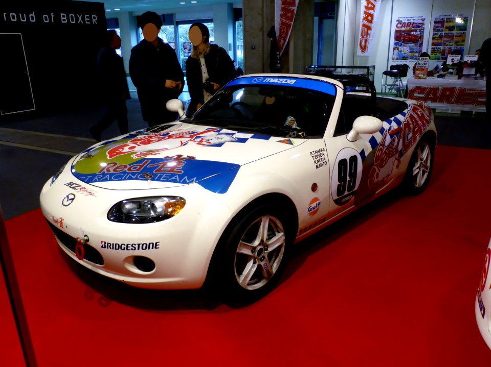 Osaka Auto Messe 2014 (72) CARTOP - Mazda Roadster for Media Against 4 hours endurance race
