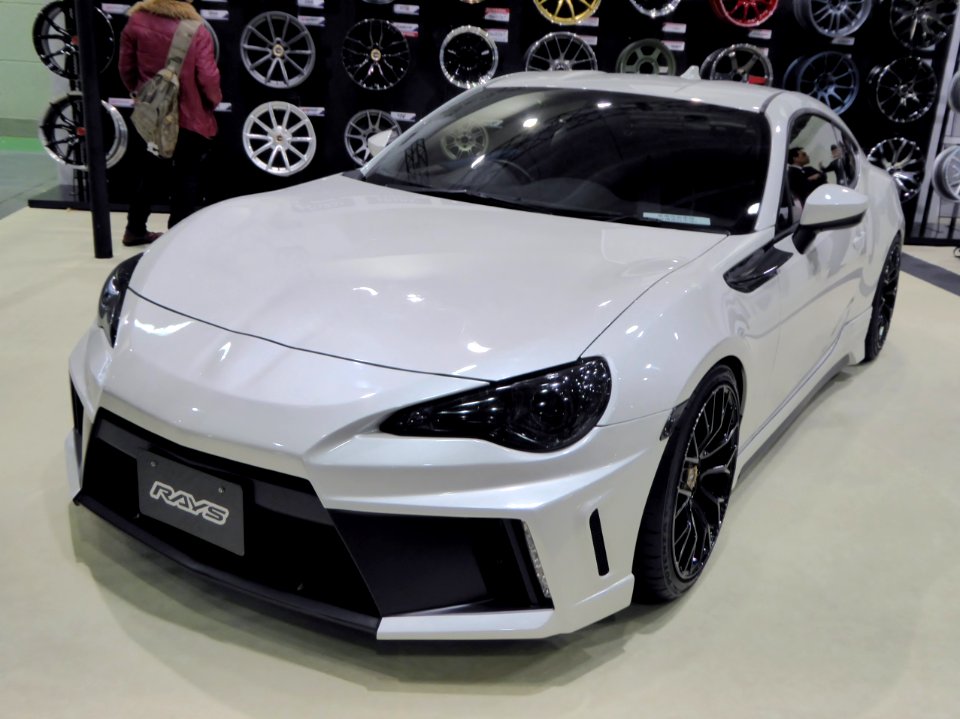 OSAKA AUTO MESSE 2015 (309) - Toyota 86 (ZN6) with RAYS wheel
