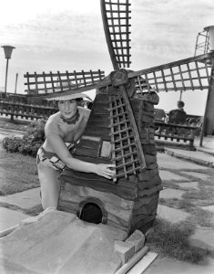 Opnamen badschonen ( Pin Up ), Bestanddeelnr 907-3415