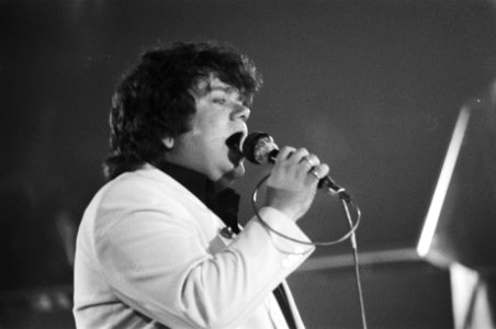 Opnamen in Flint in Amersfoort van programma over zanger Andre Hazes dat de TROS, Bestanddeelnr 931-9554