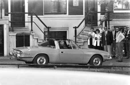 Opnamen in Amsterdam voor James Bond film Diamonds are Forever, Sean Connery a, Bestanddeelnr 924-7002