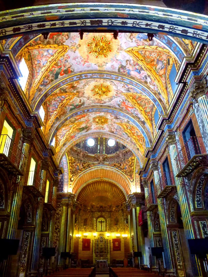 Orihuela - Colegio Diocesano de Santo Domingo, bóvedas de la iglesia 08