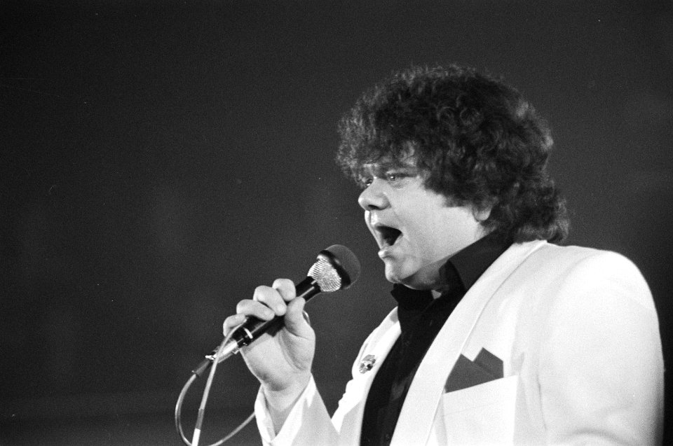 Opnamen in Flint in Amersfoort van programma over zanger Andre Hazes dat de TROS, Bestanddeelnr 931-9555