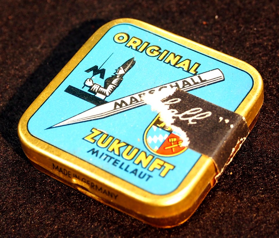 Original Marschall Zukunft mittellaut needles tin, pic2